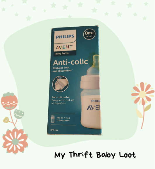 Preloved Philips Avent baby feeding bottle set